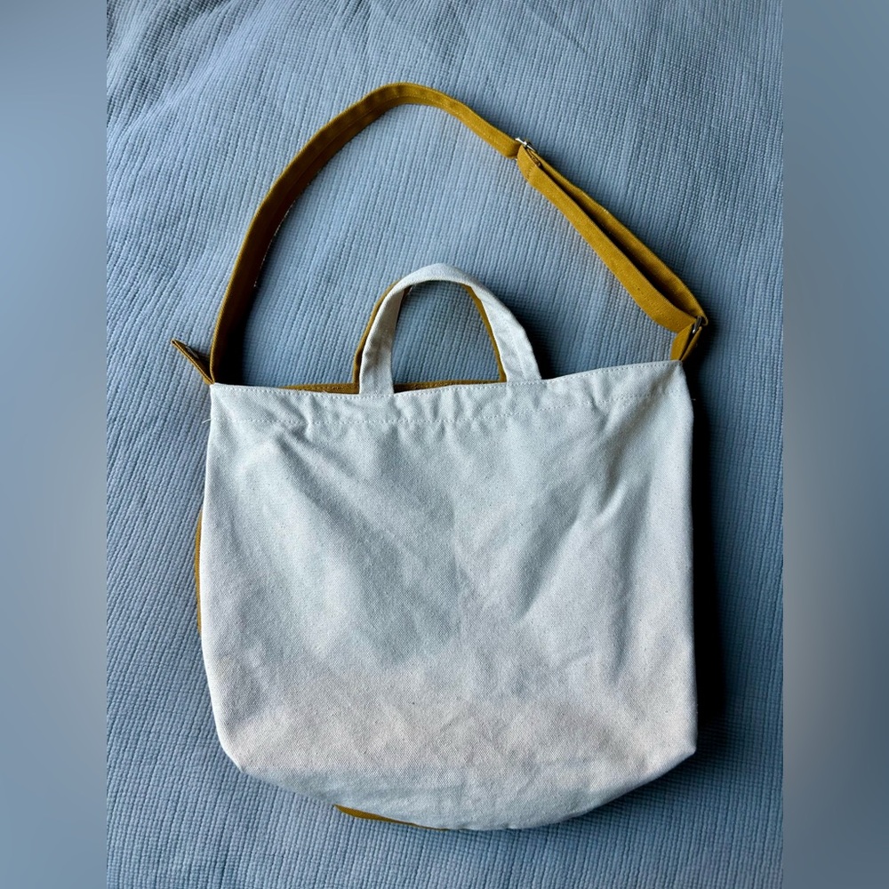Baggu Deadstock Collection Two-Tone Canvas Tote - rare!
